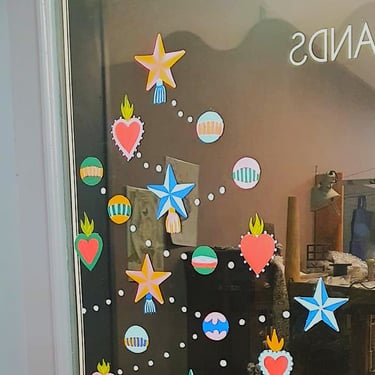 vitrine noël garance archer