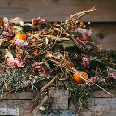 a lot of community compost with pros and cons