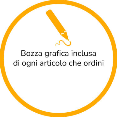 Unikoo.it - Bozza grafica inclusa di ogni articolo che ordini