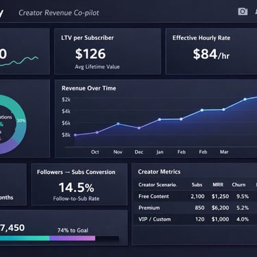 Sylently Sample dashboard