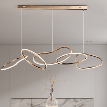 MNK-058 Four-ring irregular shape art chandelier