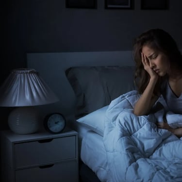 femme qui a des troubles du sommeil, insomnie. se faire aider par un magnetiseur à Nantes