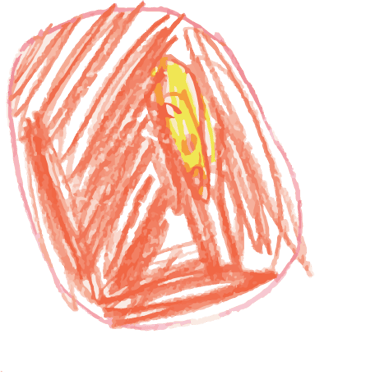 a child's drawing of seed