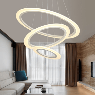 MNK-031 Acrylic rings can be combined into chandeliers at will