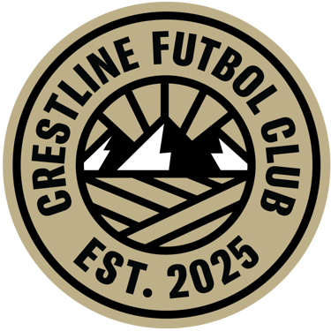 alt="Crestline FC crest logo (Est. 2025)"