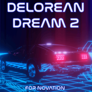 Delorean Dream 2 synthwave presets and samples for Circuit Tracks