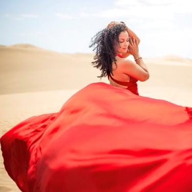 Flying Dress photography by Canary Pictures, Gran Canaria 