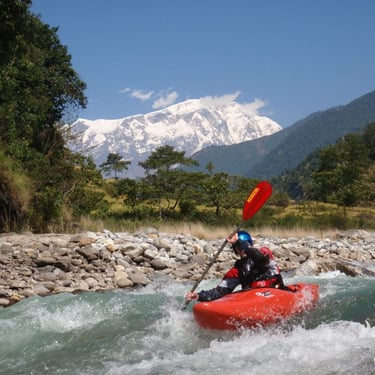 Kayak in Nepal with GRG Adventure Kayaking