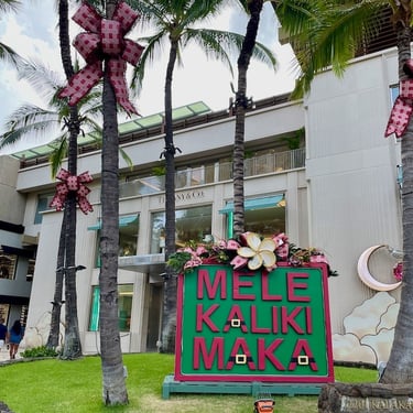 Mele Kalikimaka Hawai'i Weihnachten Honolulu Waikiki Annerschtwo