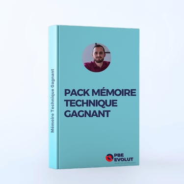 Pack pour réaliser une mémoire technique gagnant 