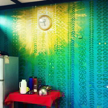 Fresque salle à manger hostel Buenos Aires