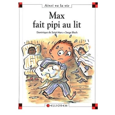 Couverture du livre "Max fait pipi au lit"