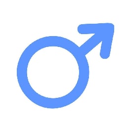 symbole garcon bleu