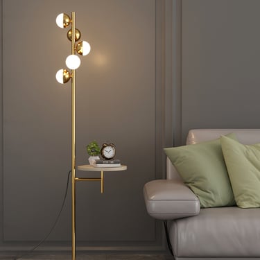 MNK-FL171 Modern LED Floor Lamp Vertical Coffee Table Floor Lamp