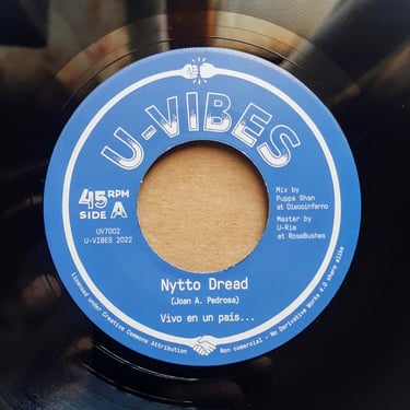 Nytto Dread - Vivo en un país... 2022 Mix 7inch