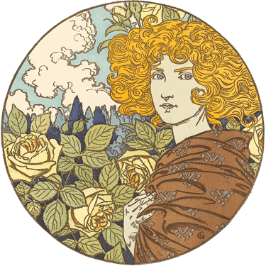 Illustration par Eugène Grasset, 1899.