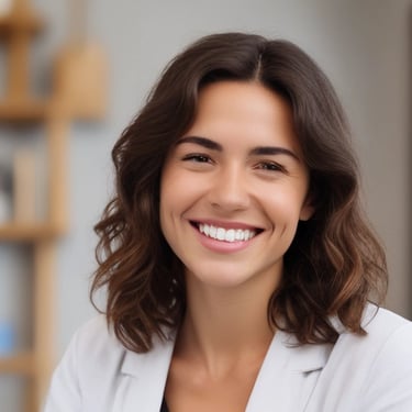 happy woman with her cleaning service