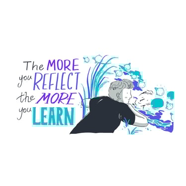 Reflection Quote with person