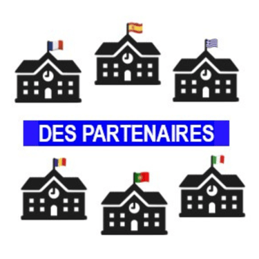 schéma représentant une collaboration de partenaires