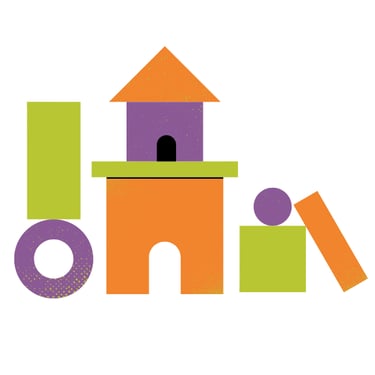 play-based learning blocks
