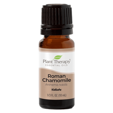 Roman Chamomile essential oil bottle labeled KidSafe, 10 ml.