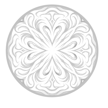 a white plate with a circular object on it