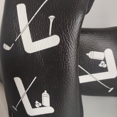 couvre-bois de golf personnalisé avec un dessin d'un proche