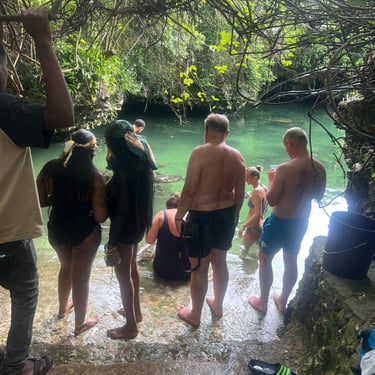 Excited tourists ready to explore the fascinating life of sea turtles in Zanzibar