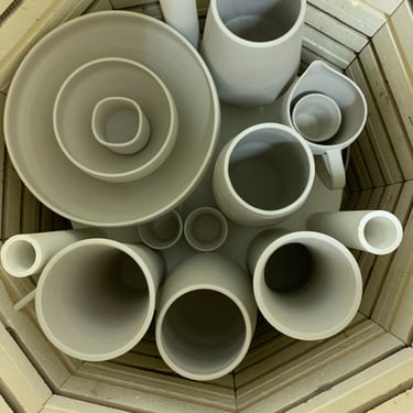 four de céramique rempli