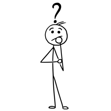 A confused Stickman