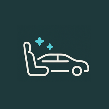 Exemple de prestations supplémentaires Pure Car(e) : lavage et hydratation des cuirs, shampouinage des sièges et traitement à