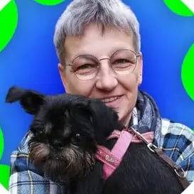 Tierheilpraktikerin Sikorska mit Zwerggriffon