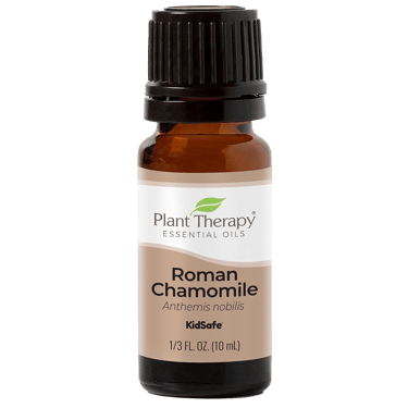 Roman Chamomile essential oil bottle labeled KidSafe, 10 ml.