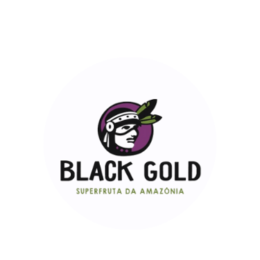 LOGO AÇAÍ BLACK GOLD