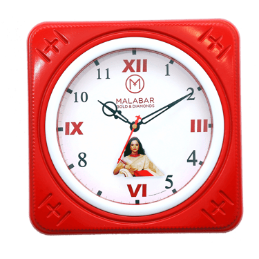 Sqaure wall clock 