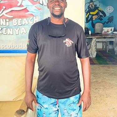 Scuba duka staff Raymond Captain