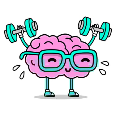 Brain working hard