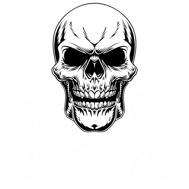a skull - like skull - like skull with a skull head and a skull on