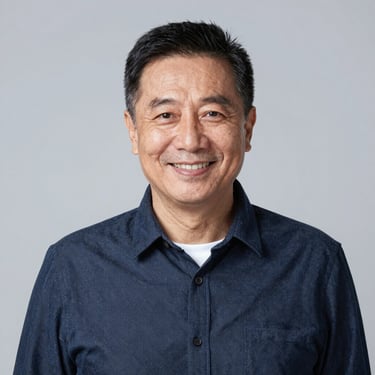 woman wearing black crew-neck shirt