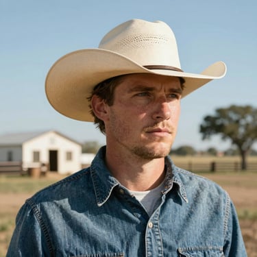 Smiling technician repairing a garage door spring on a sunny day.