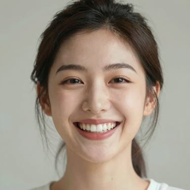 mujer sonriente por resultados de posicionamiento SEO, logo visible, alta visibilidad, foto realis