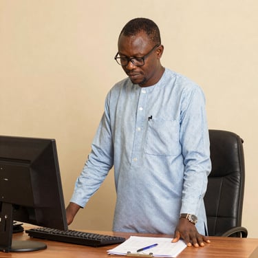 Happy man relaxing on a couch in a spotless living room