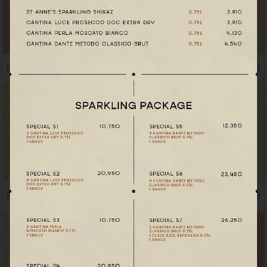 Zion Sky Lounge & Dining Menu Page 9 Ho Chi Minh Vietnam Saigon