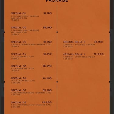Zion Sky Lounge & Dining Menu Page 8 Ho Chi Minh Vietnam Saigon