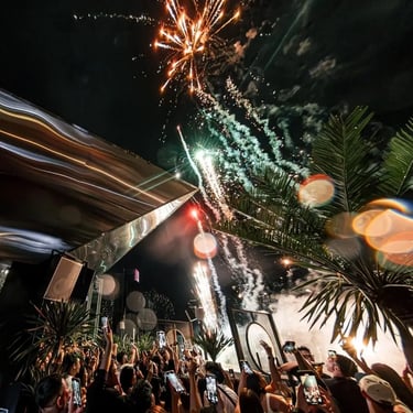 Zion Sky Lounge & Dining Ho Chi Minh Vietnam Saigon Fireworks Display available upon request to special accomadations