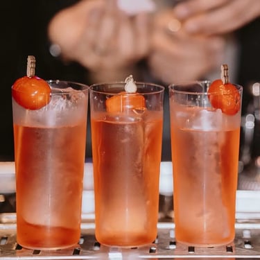 Zion Sky Lounge & Dining Ho Chi Minh Vietnam Saigon 3 Rose cocktails