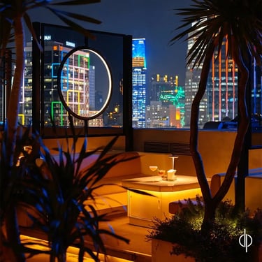 Zion Sky Lounge & Dining Ho Chi Minh Vietnam Saigon Dining Seating Skyline