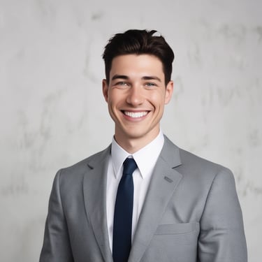 Portrait of a smiling woman holding a small prototype device in a bright workshop.