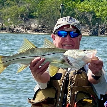 kayak fishing for snook