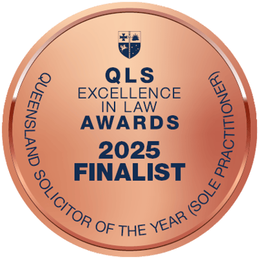 Queensland Lawyer of The Year 2025 Finalist 